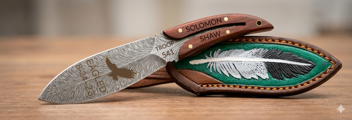 Customized Feather Knife